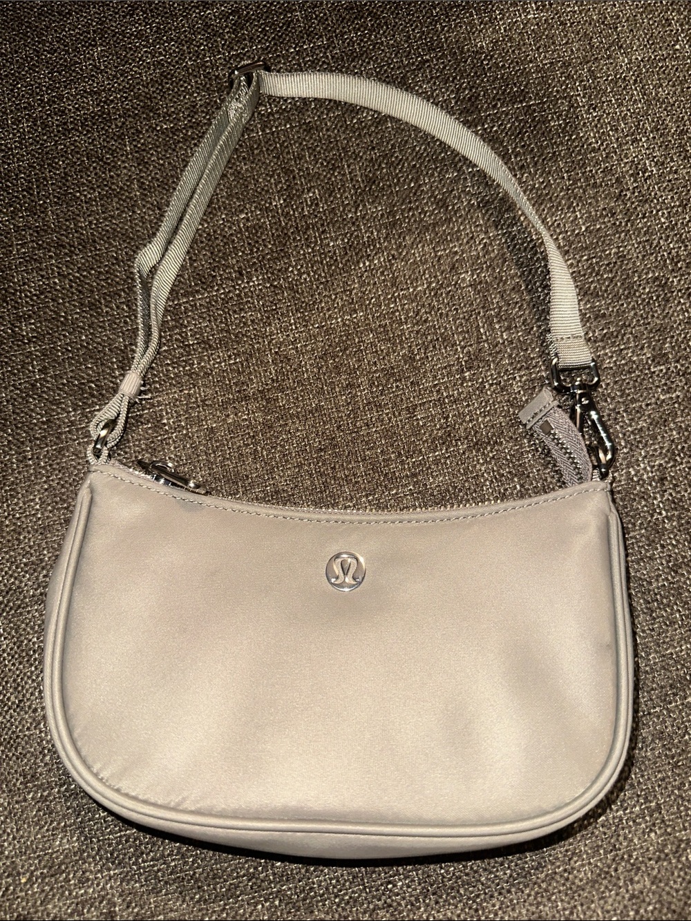 lululemon athletica Small Shoulder Bag in Light Gray